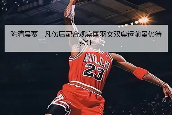 陈清晨贾一凡伤后配合观察国羽女双奥运前景仍待验证